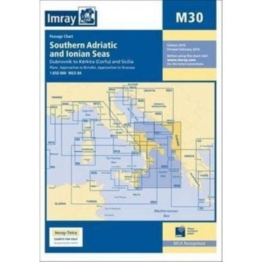 Chart M30: Southern Adriatic and Ionian Seas