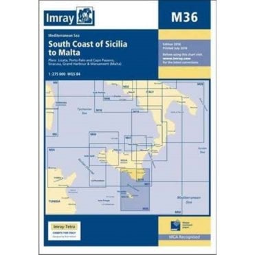 Chart M36: South Coast of Sicilia to Malta