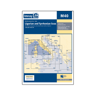 Chart M40: Ligurian and Tyrrhenian Seas
