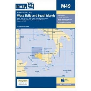 Chart M49: West Sicily and Egadi Islands