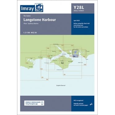 Chart Y28: Langstone Harbour (Laminated & Small Format)