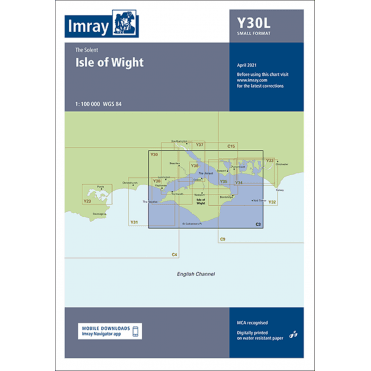 Chart Y30: Isle of Wight (Laminated & Small Format)