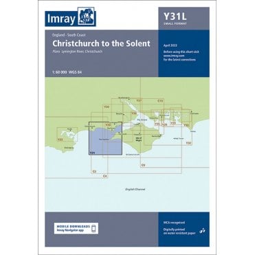 Chart Y31: Christchurch to the Solent (Laminated & Small Format)