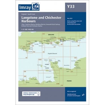 Chart Y33: Langstone and Chichester Harbours