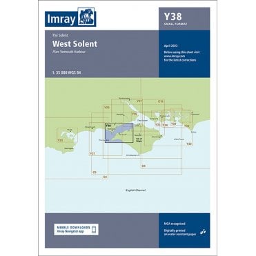 Chart Y38: West Solent (Small Format)