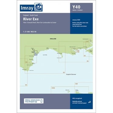 Chart Y40: River Exe (Small Format)