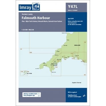 Chart Y47: Falmouth Harbour (Laminated & Small Format)