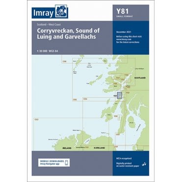 Chart Y81: Corryvreckan, Sound of Luing & Garvellachs