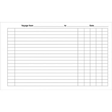 Navigator's Log Book