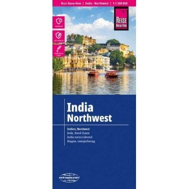 India (Northwest) Map - Reise Know-How