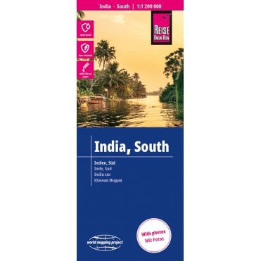 India (South) Map - Reise Know-How