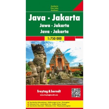Indonesia: Java & Jakata Road Map