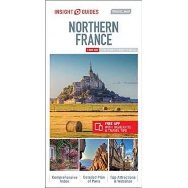 Insight Travel Map: Northern France