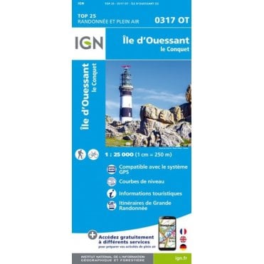 0317OT - Île d'Ouessant / Le Conquet map