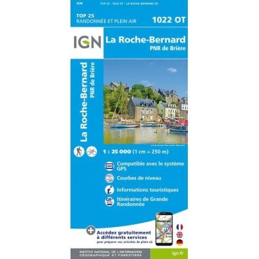 1022OT - La Roche-Bernard / PNR de Brière map