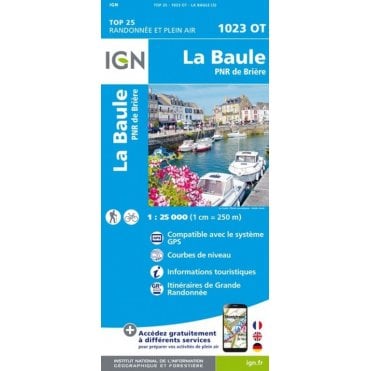 1023OT - La Baule / PNR de Brière map