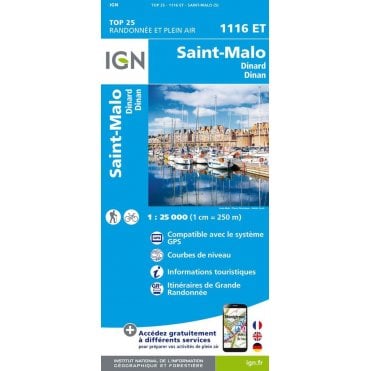 1116ET - St-Malo / Dinard.Dinan map