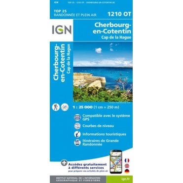1210OT - Cherbourg-en-Cotentin / Cap de la Hague map
