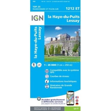 1212ET - La Haye-du-Puits / Lessay map