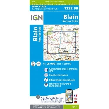 1222SB - Blain / Nort-sur-Erdre map