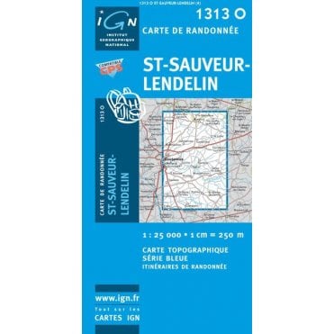 1313SB - St-Lô / Coutances map