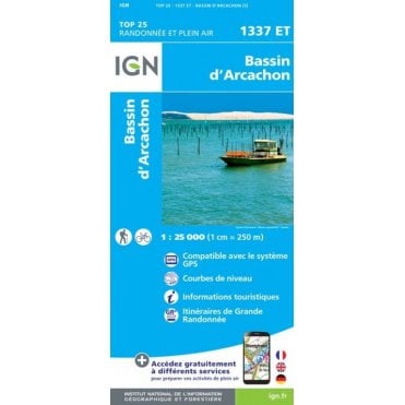1337ET - Bassin d'Arcachon map