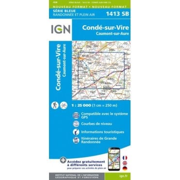 1413SB - Condé-sur-Vire / Caumont- sur-Aure map