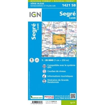 1421SB - Segré / Candé map