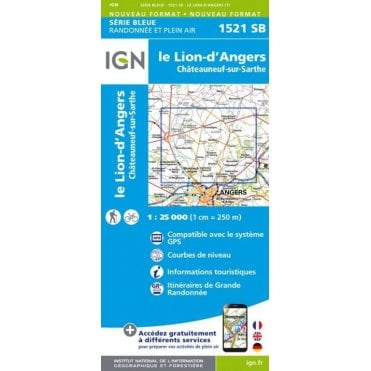 1521SB - Le Lion-d'Angers / Châteauneuf-sur-Sarthe map
