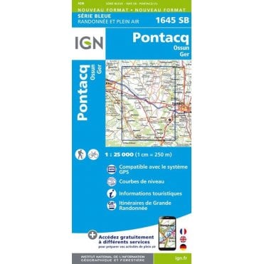 1645SB - Pontacq / Ossun / Ger map