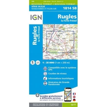 1814SB - Rugles / La Ferté-Frênel map