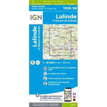 1936SB - Lalinde /  le Buisson de Cadouin map