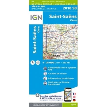 2010SB - St-Saëns / Clères map