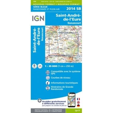 2014SB - St-André-de-l'Eure / Nonancourt map