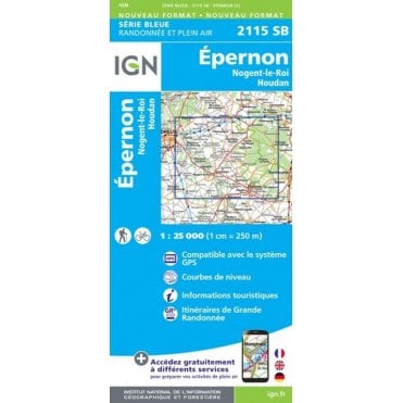 2115SB - Epernon / Nogent-le-Roi / Houdan map