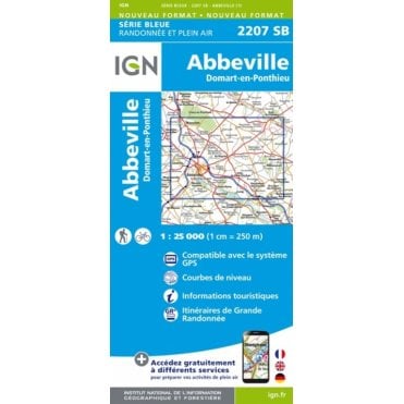 2207SB - Abbeville / Domart-en-Ponthieu map