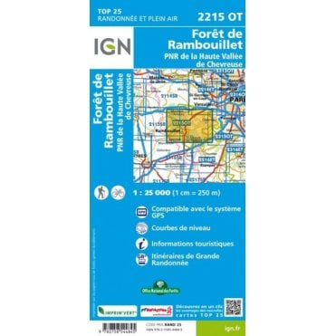 2215OT - Forêt de Rambouillet / PNR Haute-Vallée de Chevreuse map