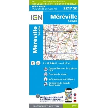 2217SB - Méréville / Sainville map