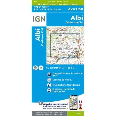 2241SB - Albi - Cordes-sur-Ciel map