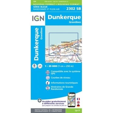 2302SB - Dunkerque / Gravelines map