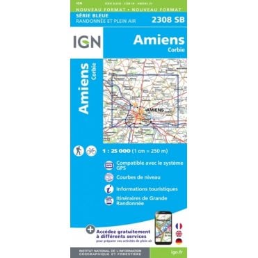 2308SB - Amiens / Corbie map