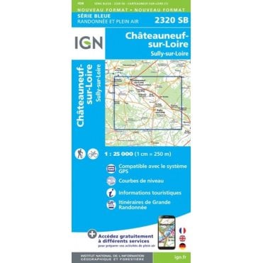 2320SB - Châteauneuf-sur-Loire / Sully-sur-Loire map