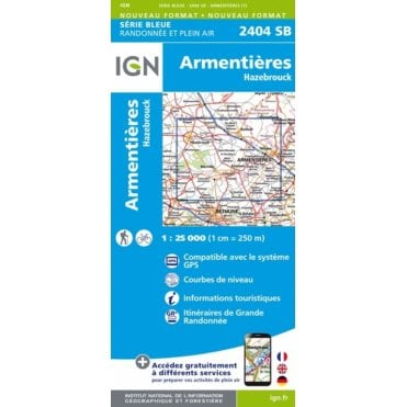 2404SB - Armentières / Hazebrouck map