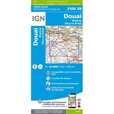 2506SB - Douai / Rouvroy / Vitry-en-Artois map