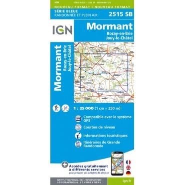 2515SB - Mormant / Rozay-en-Brie / Jouy-le-Châtel map
