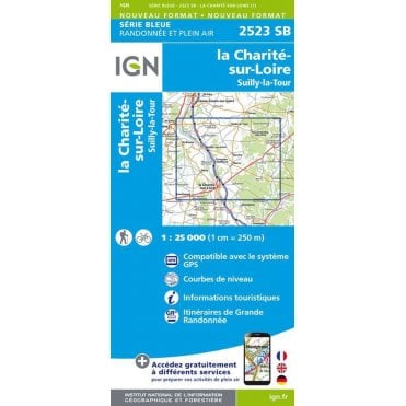 2523SB - La Charité-sur-Loire / Suilly-la-Tour map