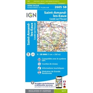 2605SB - Saint-Amand-Les-Eaux / Condé-sur-L'Escaut map