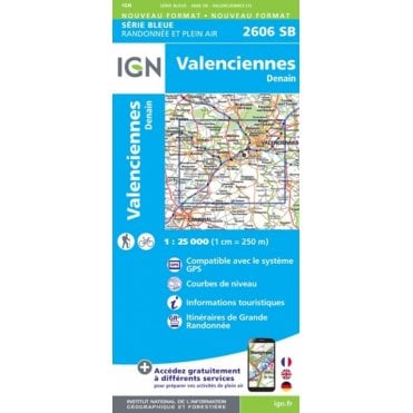2606SB - Valenciennes / Denain map