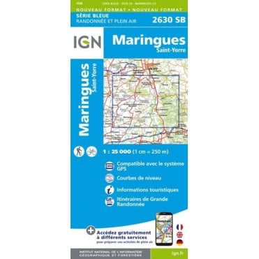 2630SB - Maringues / St-Yorre map