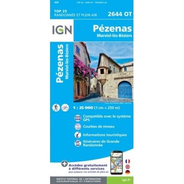 2644OT - Pézenas / Murviel-lès-Béziers map